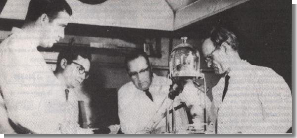 Farnsworth and lab workers in 1962