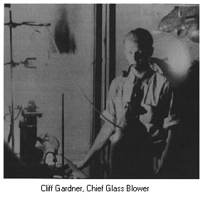 Cliff Gardner's glass lab